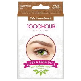1000HOUR Plant Based Lash & Brow Dye Kit - Light Brown