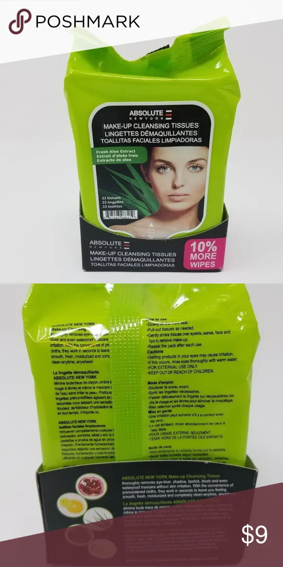 A! Absolute! Makeup Cleansing Tissues