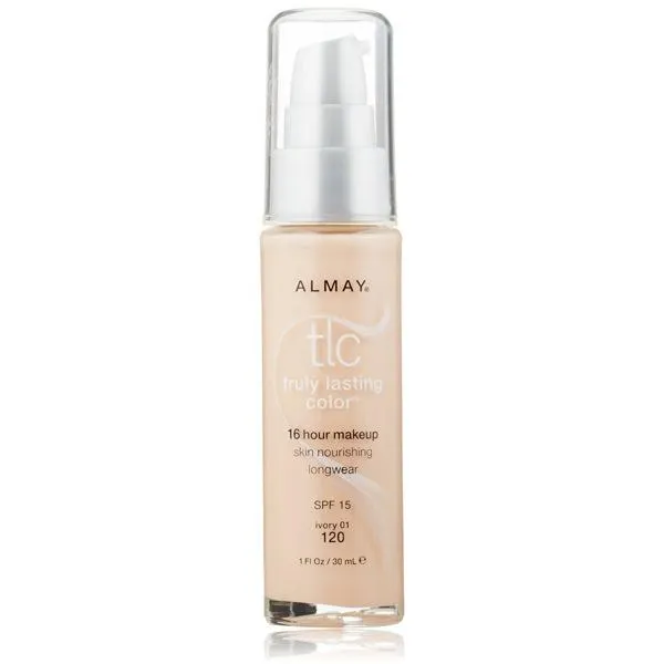 ALMAY - Truly Lasting Color Makeup #120 Ivory 01 - 1 fl. oz. (30 ml)