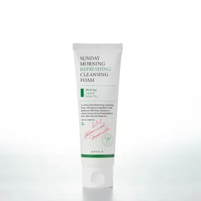 AXIS Y sunday morning refreshing cleansing foam Brich sap aquaxyl green tea غسول البشرة الرغوي من اكسز واي