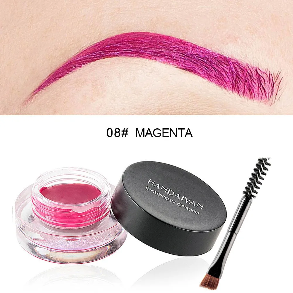Best-Selling Waterproof, Smudge-Proof Colored Eyebrow Mascara for Professional Makeup and Cosplay