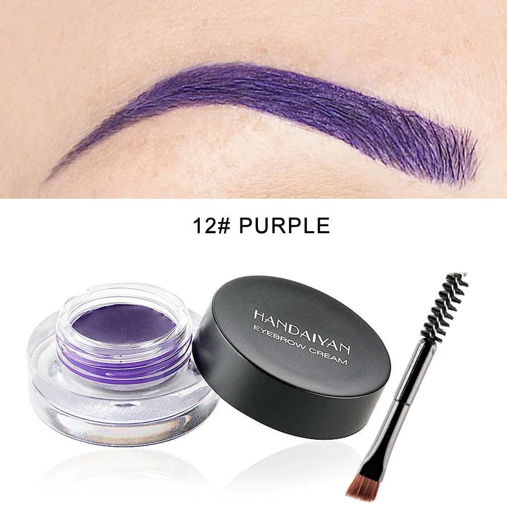 Best-Selling Waterproof, Smudge-Proof Colored Eyebrow Mascara for Professional Makeup and Cosplay