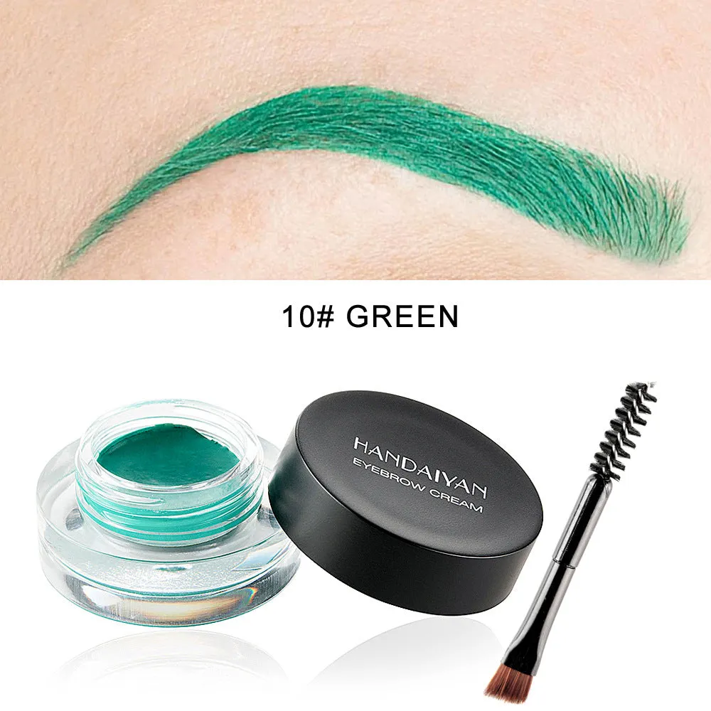 Best-Selling Waterproof, Smudge-Proof Colored Eyebrow Mascara for Professional Makeup and Cosplay