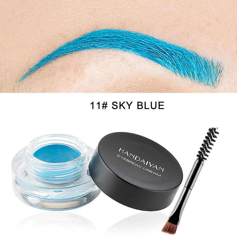 Best-Selling Waterproof, Smudge-Proof Colored Eyebrow Mascara for Professional Makeup and Cosplay