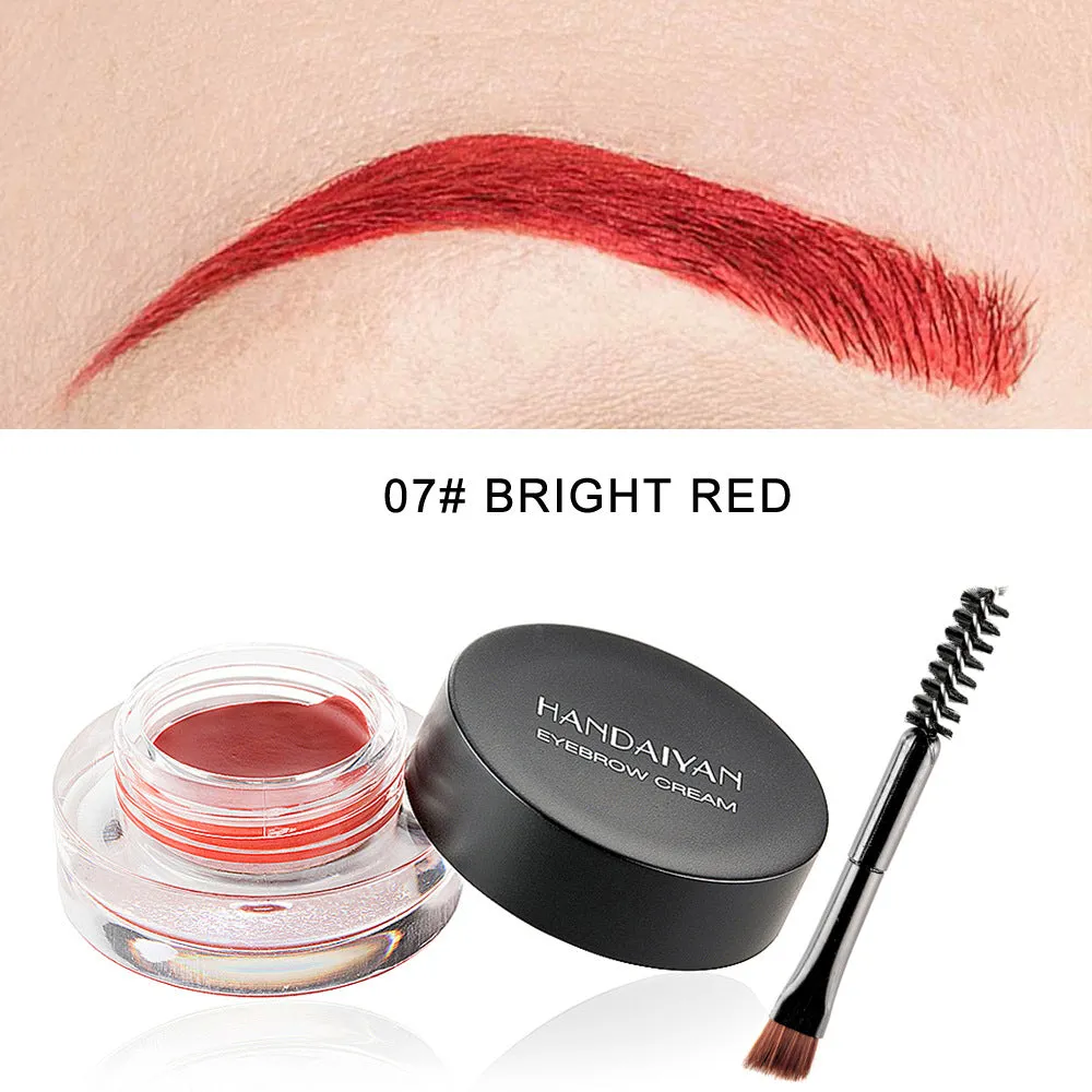 Best-Selling Waterproof, Smudge-Proof Colored Eyebrow Mascara for Professional Makeup and Cosplay