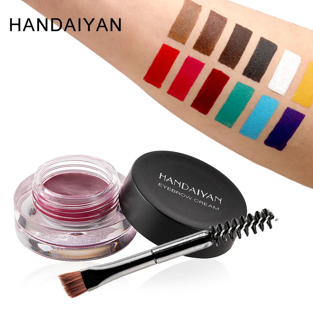 Best-Selling Waterproof, Smudge-Proof Colored Eyebrow Mascara for Professional Makeup and Cosplay