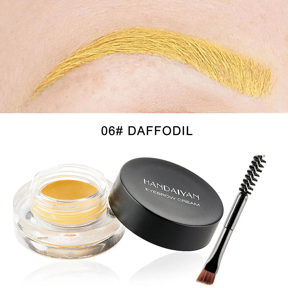 Best-Selling Waterproof, Smudge-Proof Colored Eyebrow Mascara for Professional Makeup and Cosplay