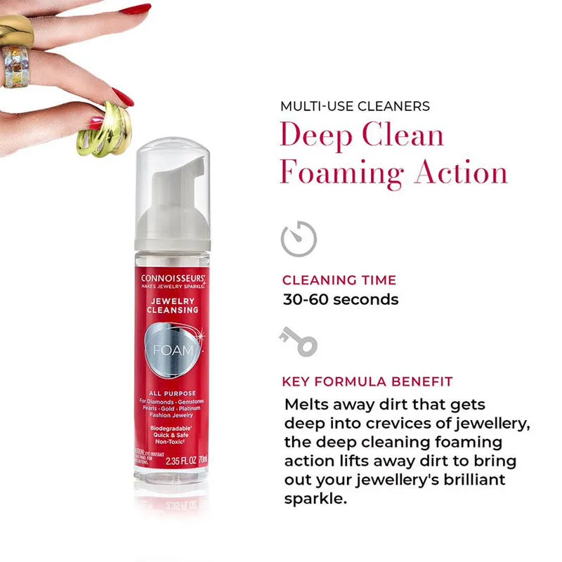 Connoisseurs Jewellery Cleansing Foam - All Jewellery & Pearls