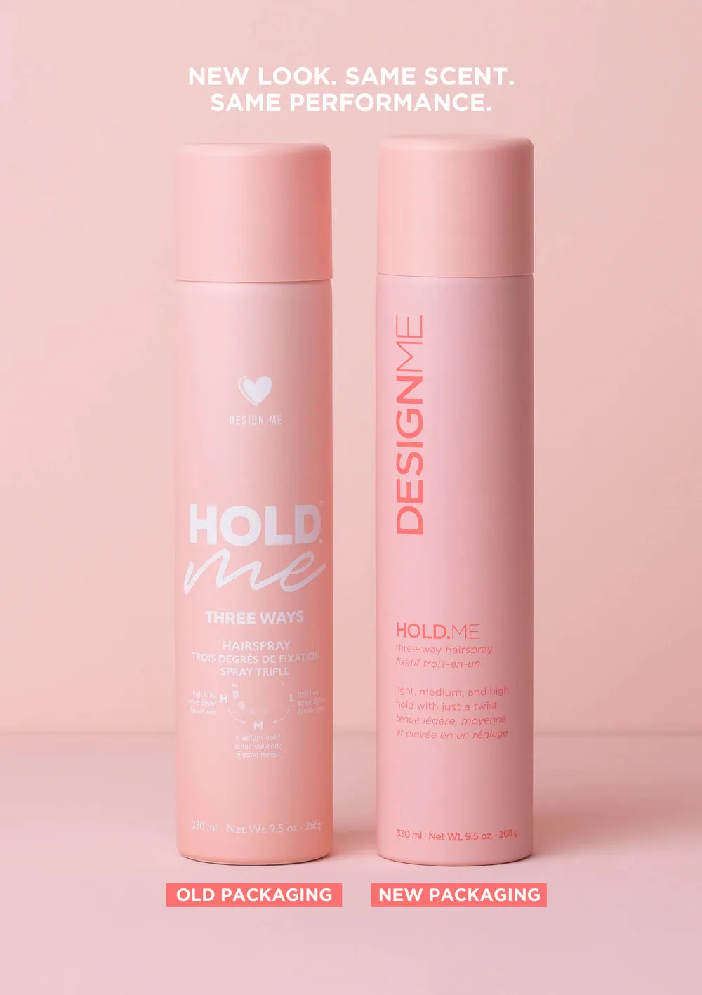 Design.ME - Hold.ME Three-Ways Hairspray 9.5oz
