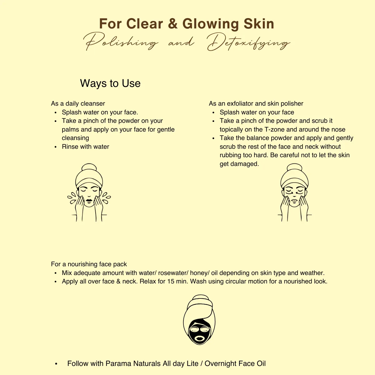 Enriching Exfoliator Face & Body Scrub | Tan Removal | Black Heads | Acne - 50g