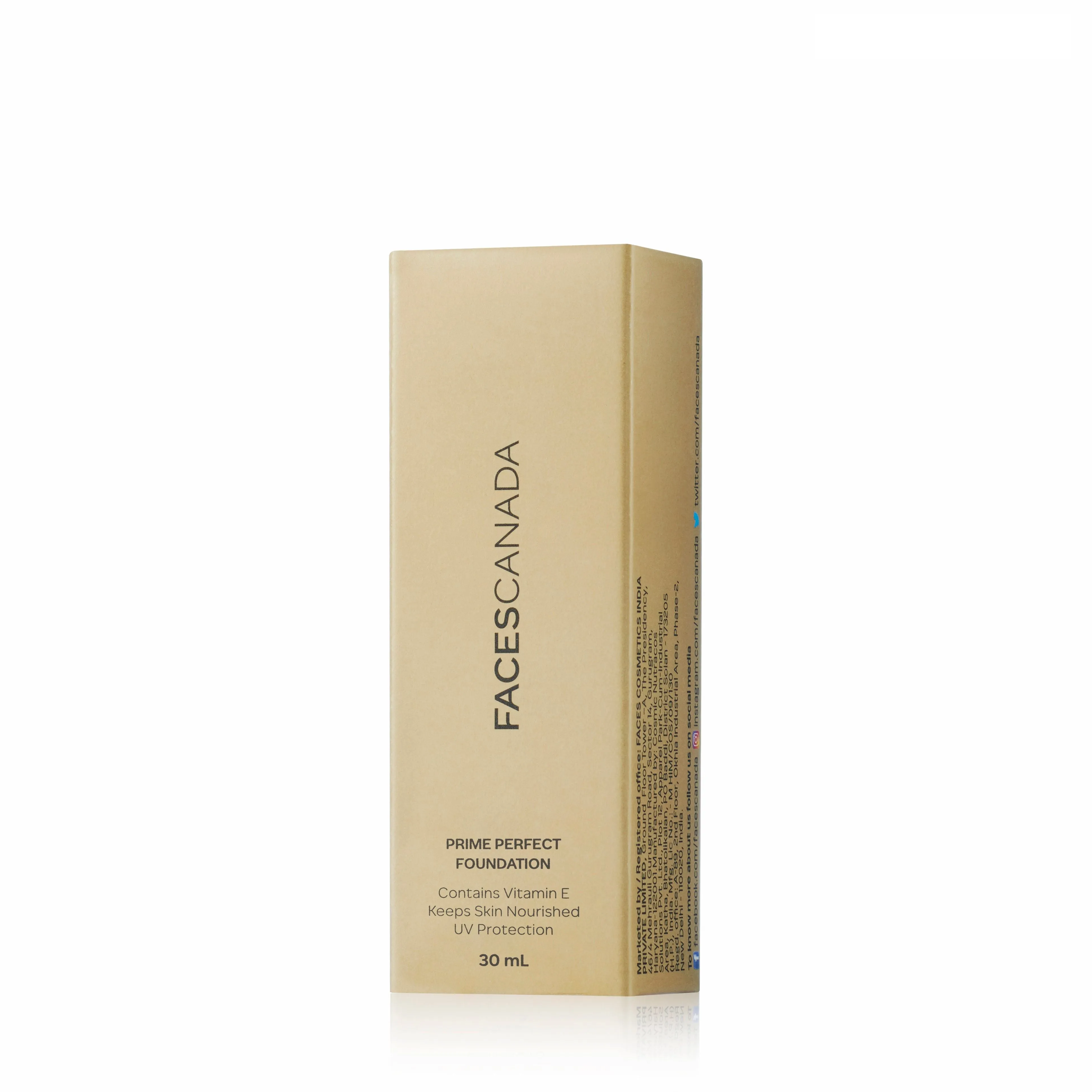 Faces Canada Prime Perfect Foundation - Ivory 01 (30 ml)
