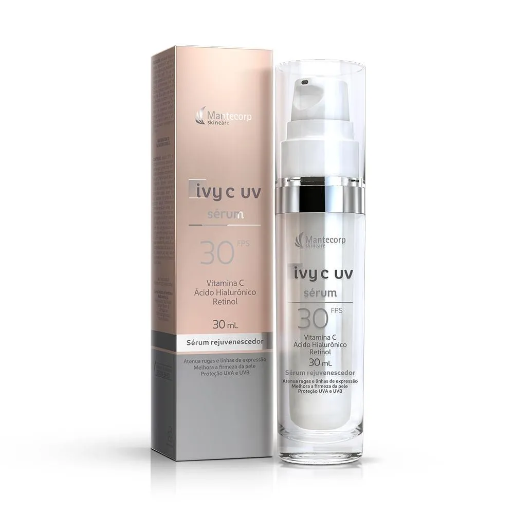 Facial Rejuvenator Ivy C Serum UV FPS30 FR 30ml - Mantecorp