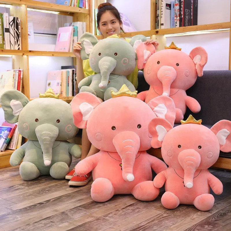 Giant Squishy Elephant Plush