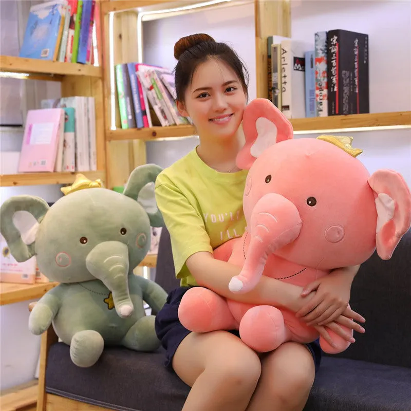 Giant Squishy Elephant Plush