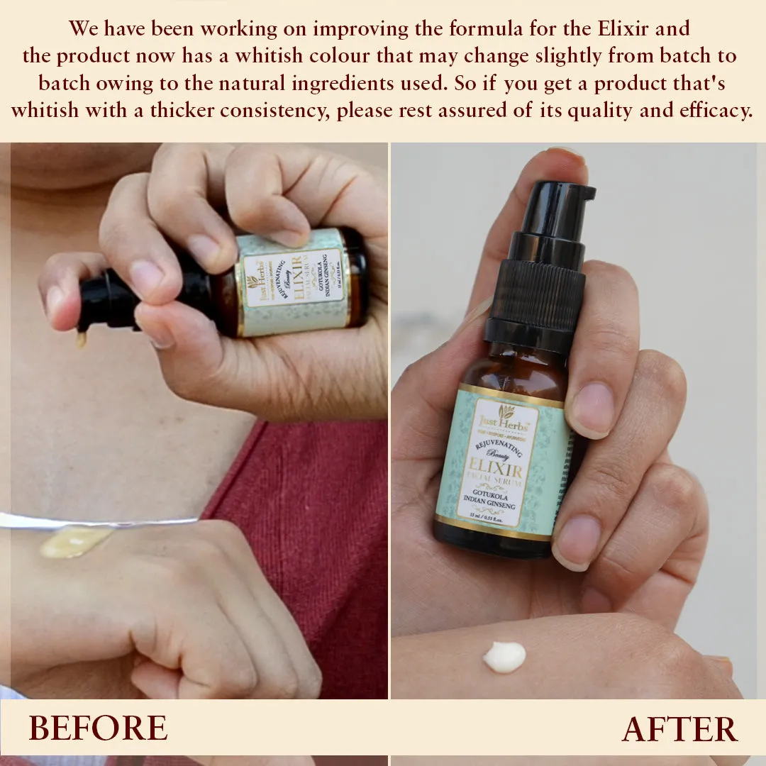 Glow Boosting Face serum with Gotukola and Indian Ginseng