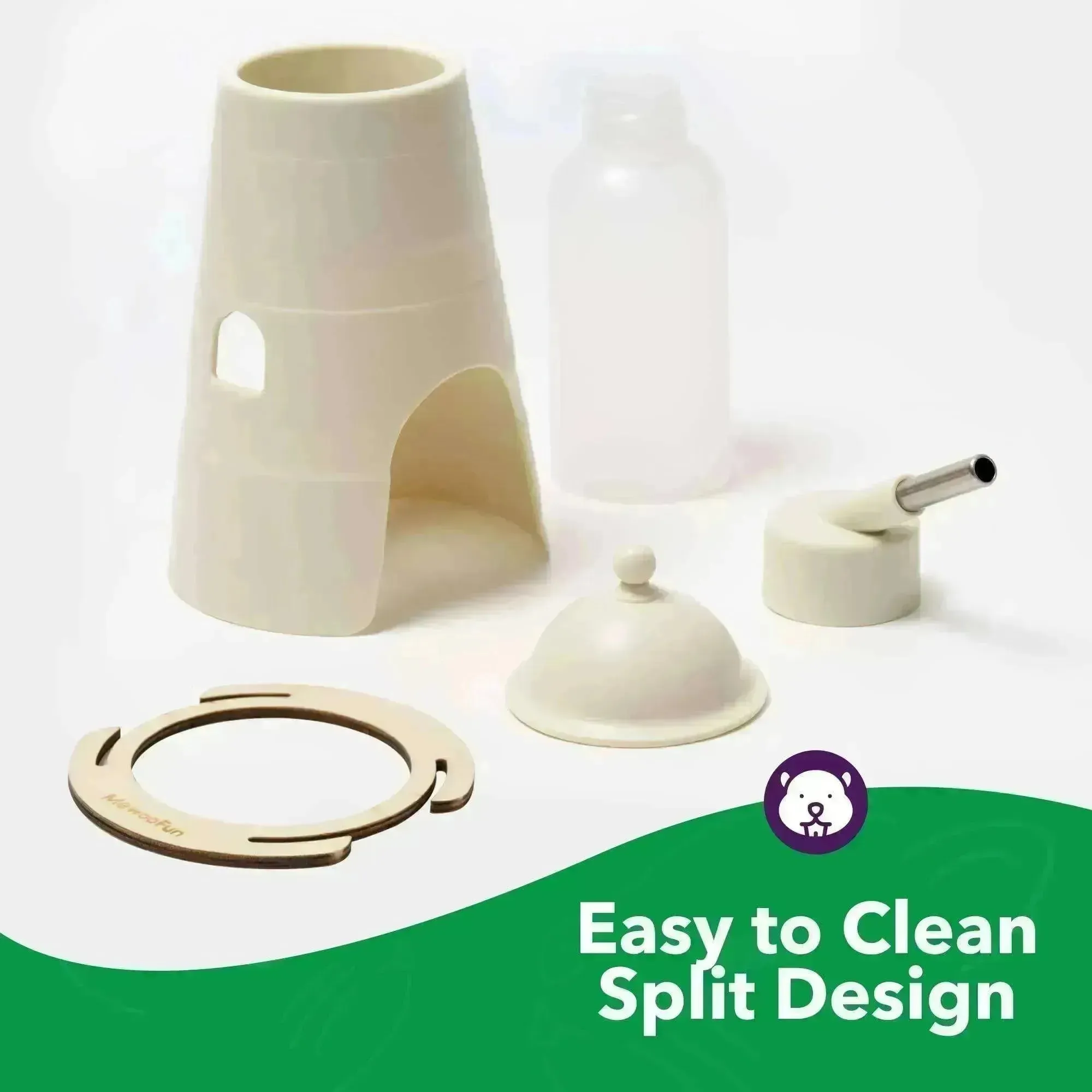 Hamster Water Bottle   Stand & Hideout: 150ml