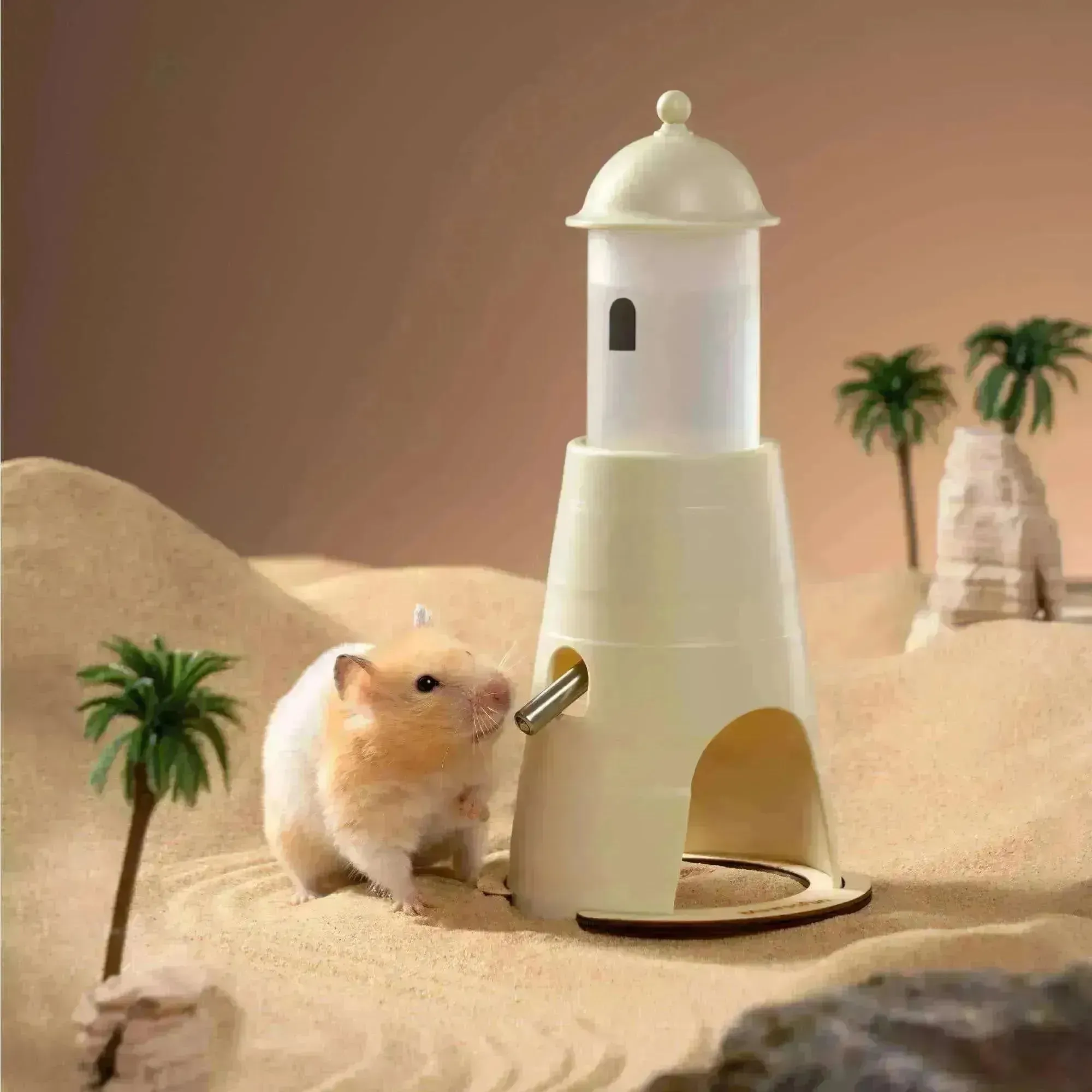 Hamster Water Bottle   Stand & Hideout: 150ml