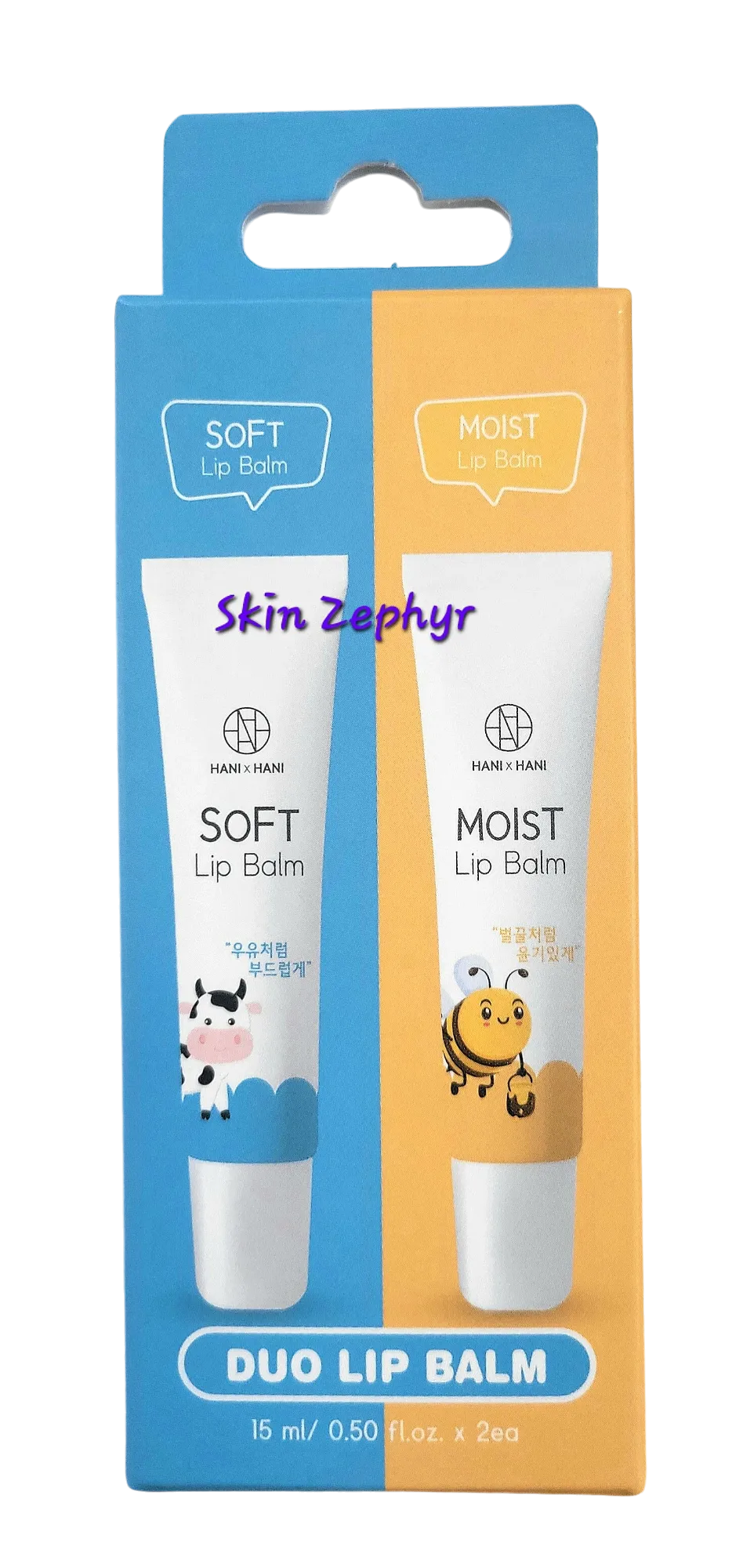 Hani x Hani Soft and Moist Lip Balm Duo
