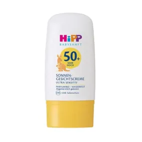 HiPP Face sunscreen SPF50 , Ultra Sensitive, from birth 30 ml (90805)