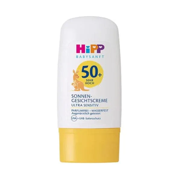 HiPP Face sunscreen SPF50 , Ultra Sensitive, from birth 30 ml (90805)