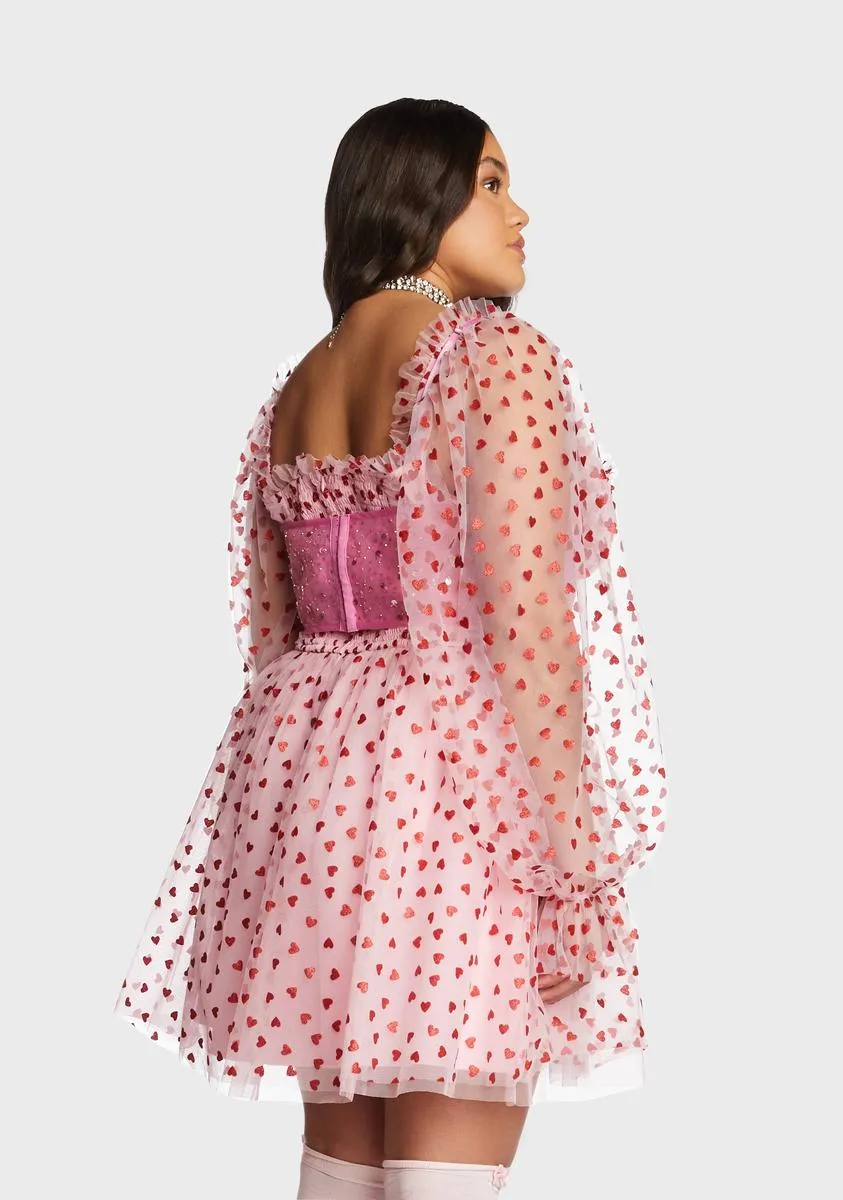 Plus Candy Ooh La La Sequin Underbust Corset