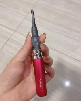 Qonava electric eyelash applicator, mini mascara curling and lasting heating eyelash applicator, electric eyelash makeup applicator