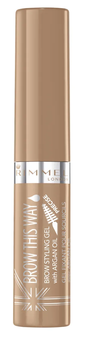 RIMMEL - Brow This Way Lightweight Gel Blonde - 0.17 fl. oz. (5 ml)