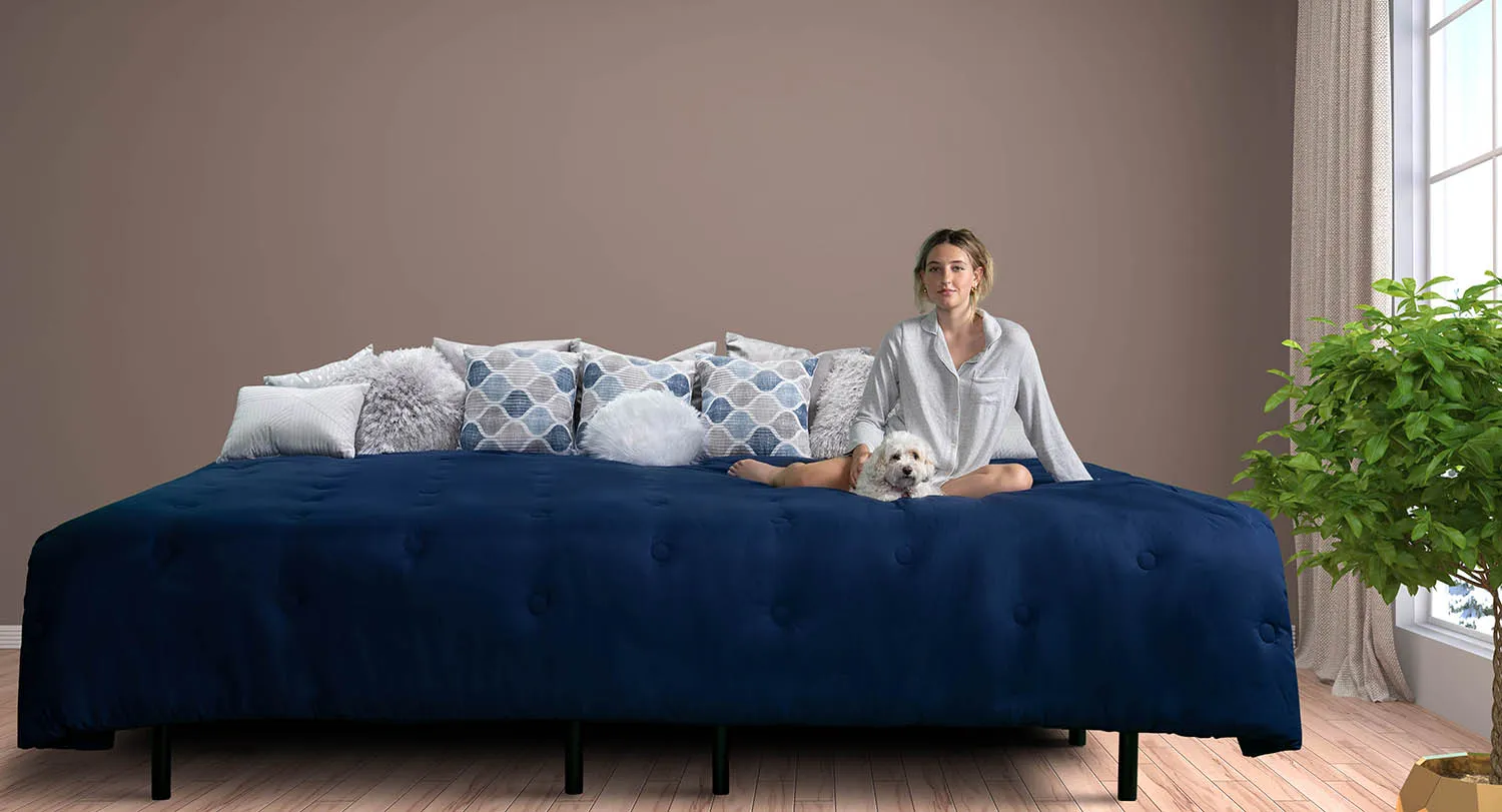 The Family Bed Hybrid XL 12 Foot Gel Memory Foam Mattress