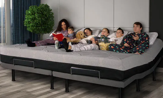 The Family Bed Hybrid XL 12 Foot Gel Memory Foam Mattress