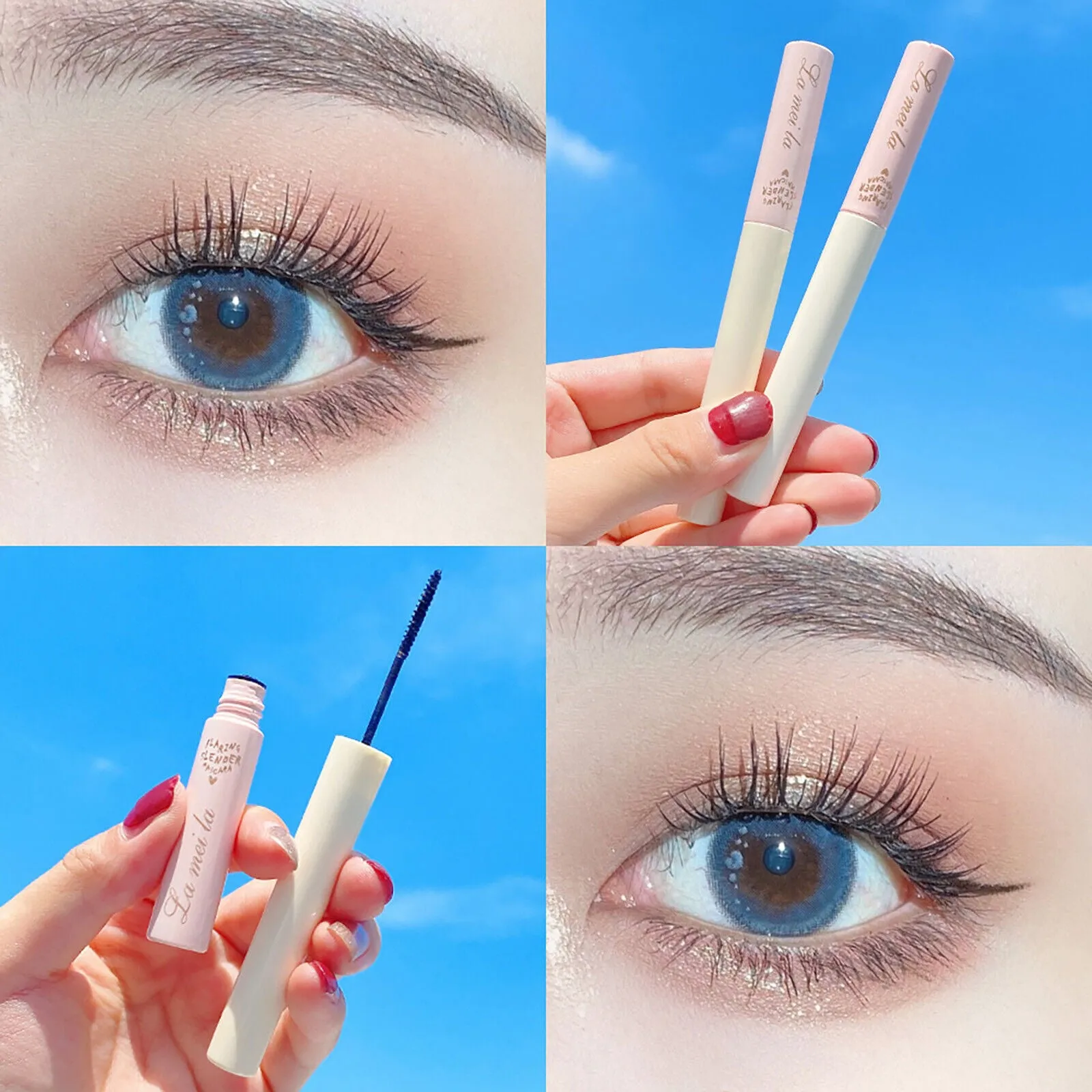 Ultra-Fine Lengthens Eye Lash Black Curling Maskara