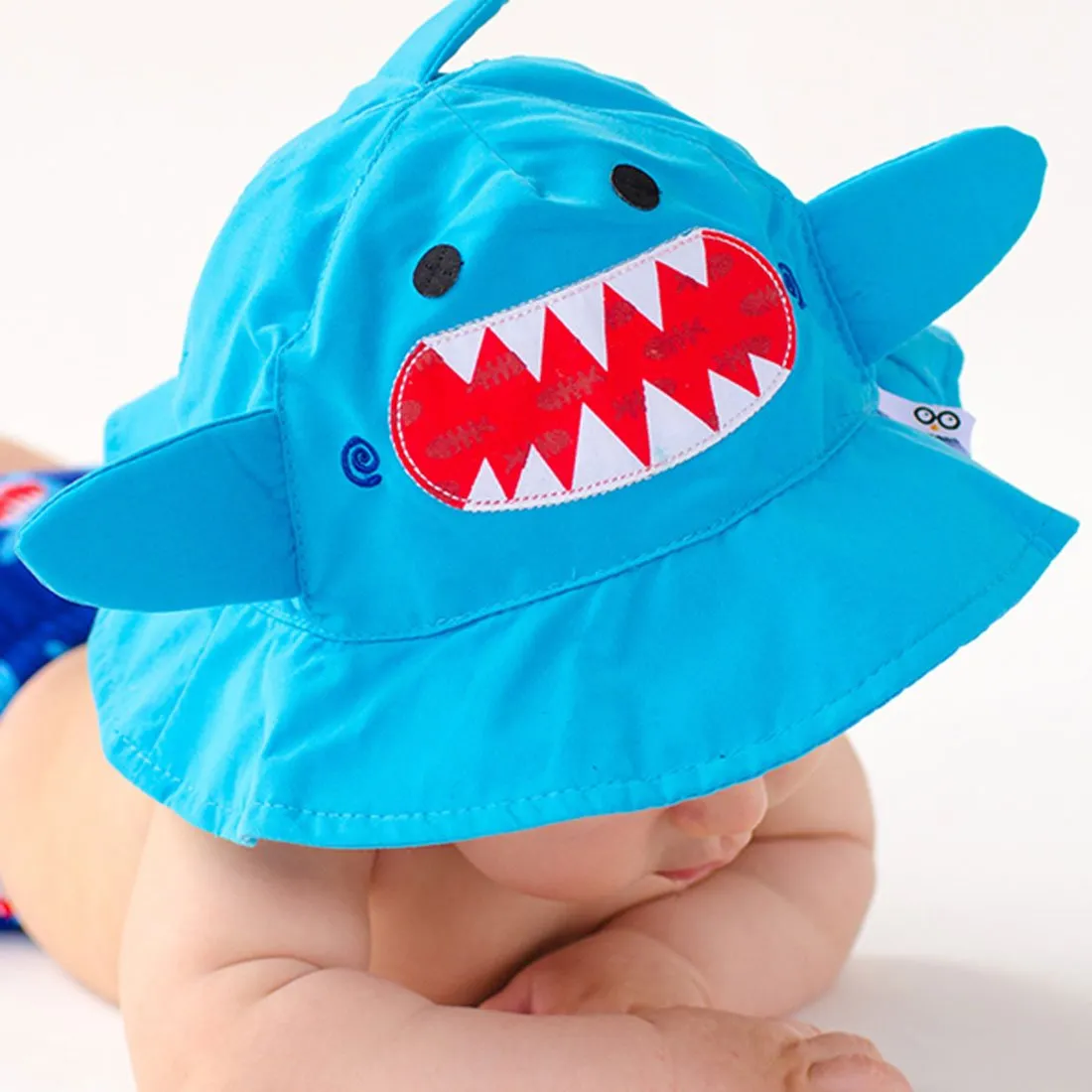 UPF50  Baby Sun Hat - Sherman the Shark
